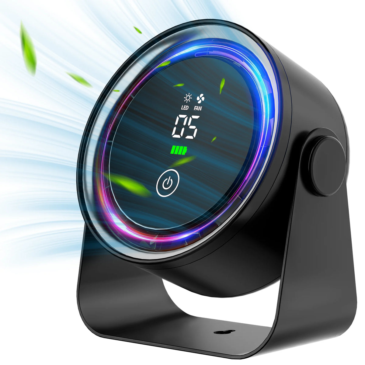 Rechargeable Desktop Fan Mini Table Fan - 5000 mAh
