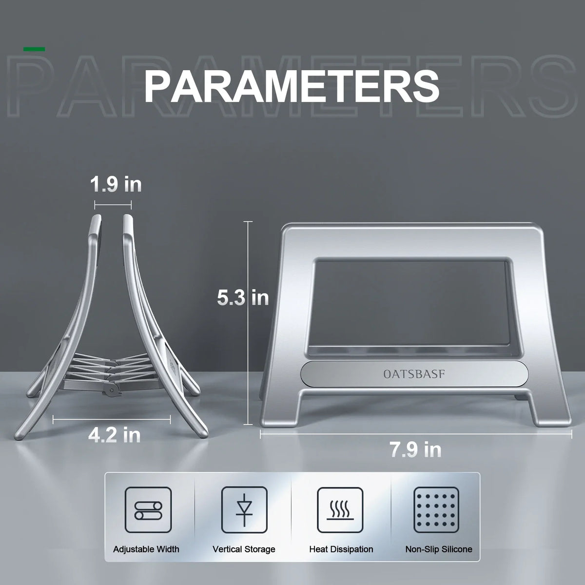 Vertical Laptop Stand Holder