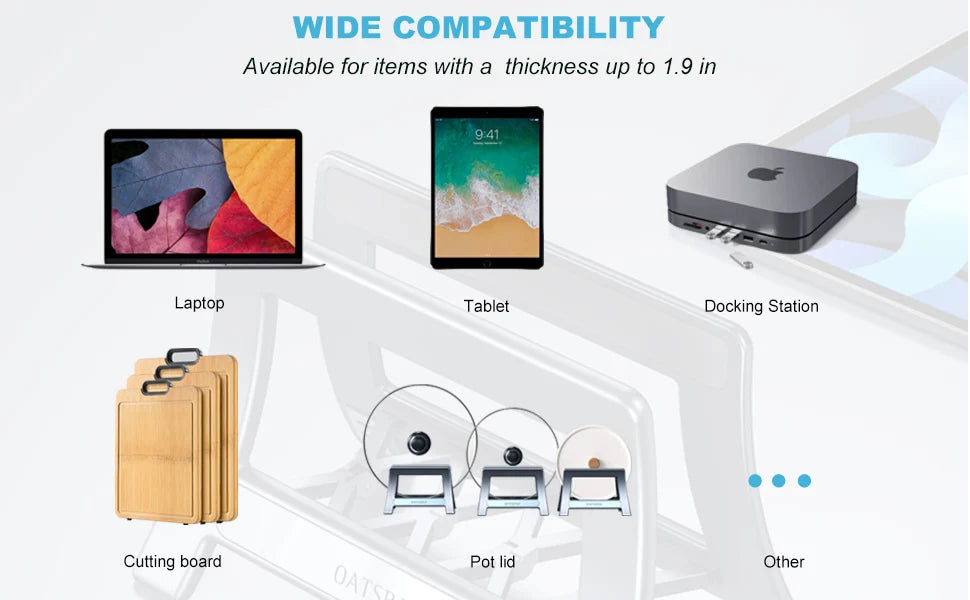 Vertical Laptop Stand Holder
