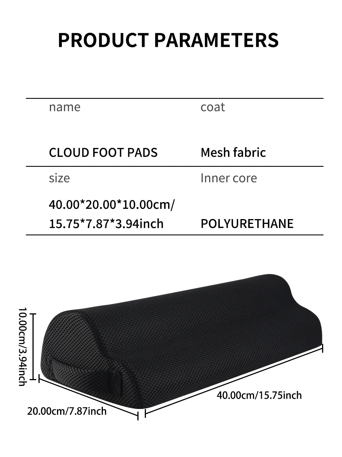 Memory Foam Office Foot Stool & Under Desk Footrest