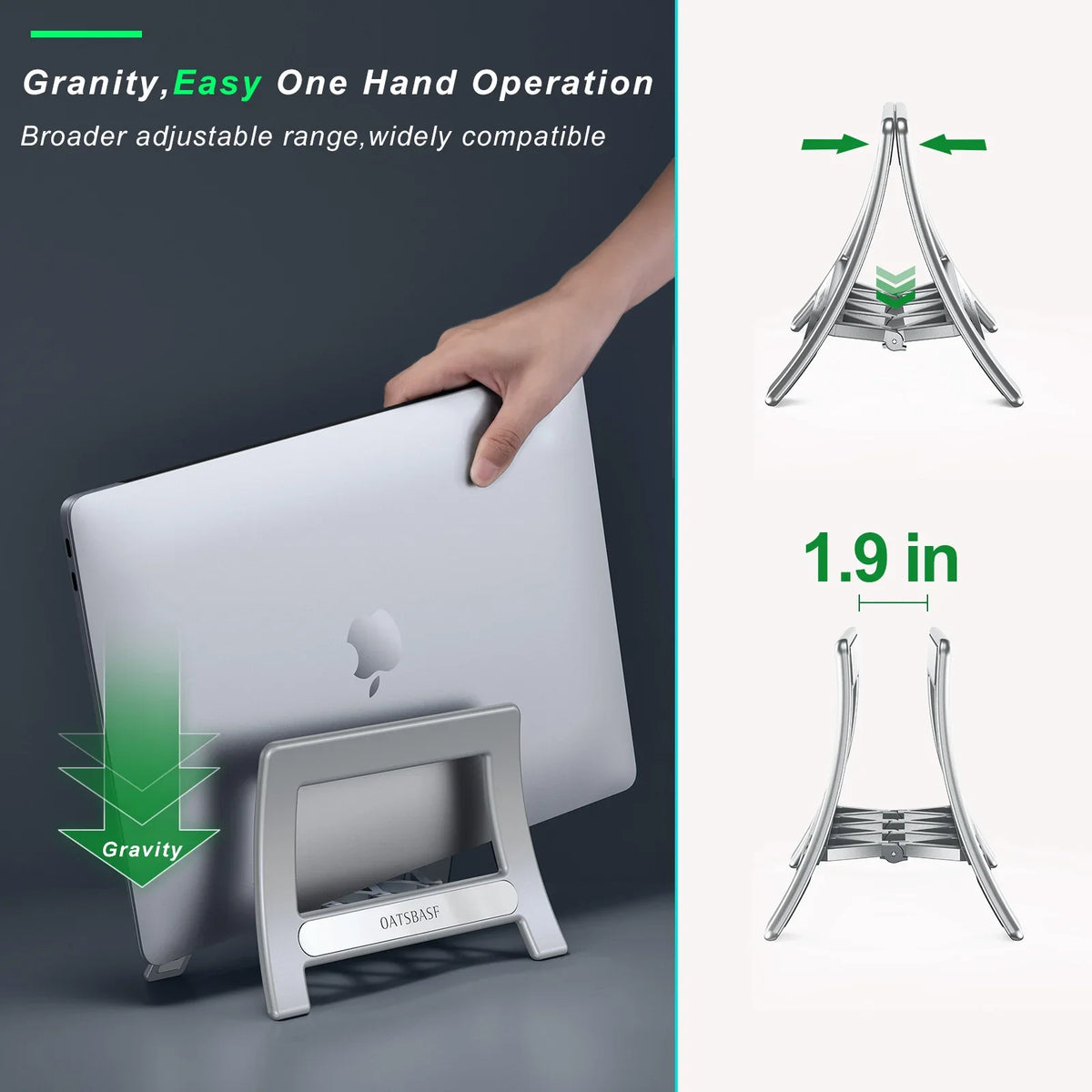 Vertical Laptop Stand Holder