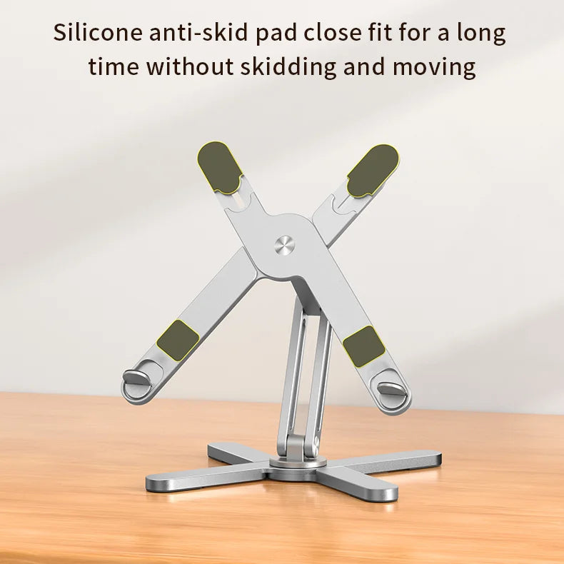 Foldable Laptop Stand 360°Rotation Notebook Table Aluminum Alloy Holder