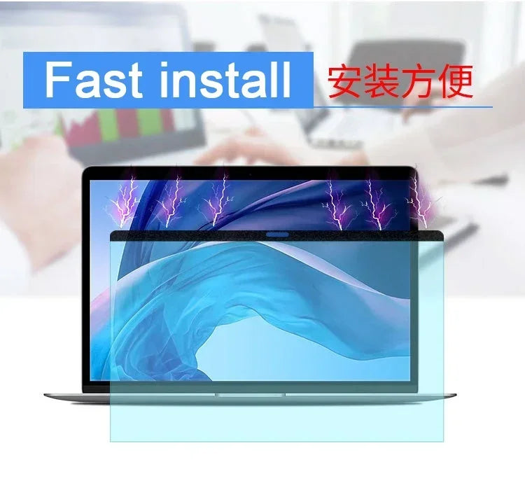 Anti-blue light Magnetic Screen Protector For Macbook