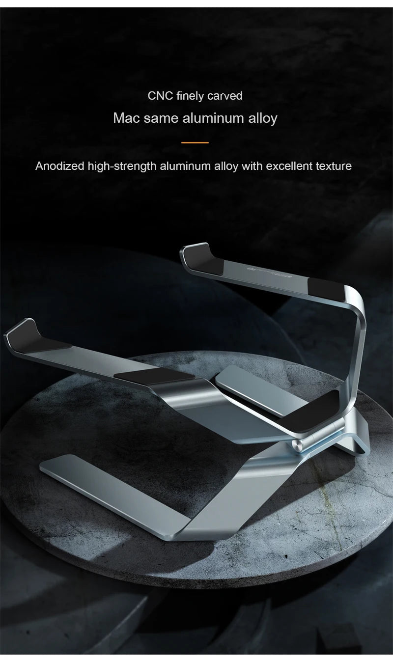 Laptop Stand Adjustable Aluminum and Study Base