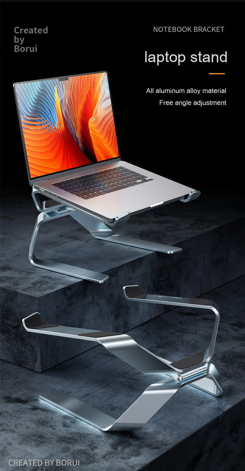 Laptop Stand Adjustable Aluminum and Study Base