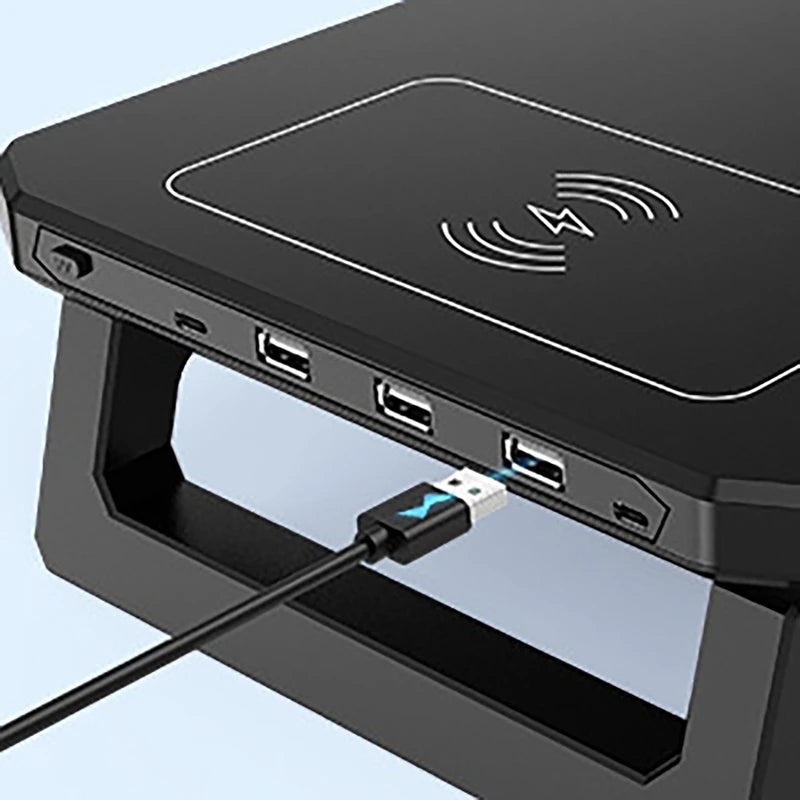 Wireless Charging Computer Stand with RGB Light Monitor Stand