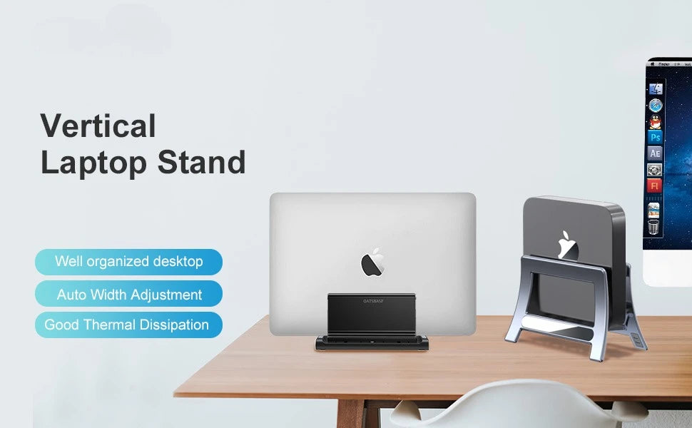 Vertical Laptop Stand Holder