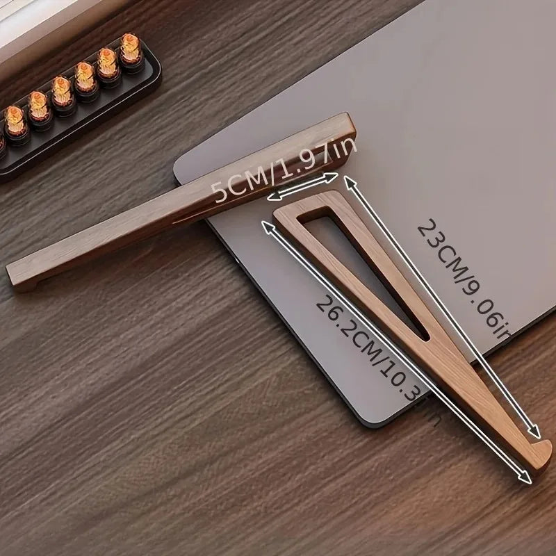 Portable Foldable Wooden Laptop Stand