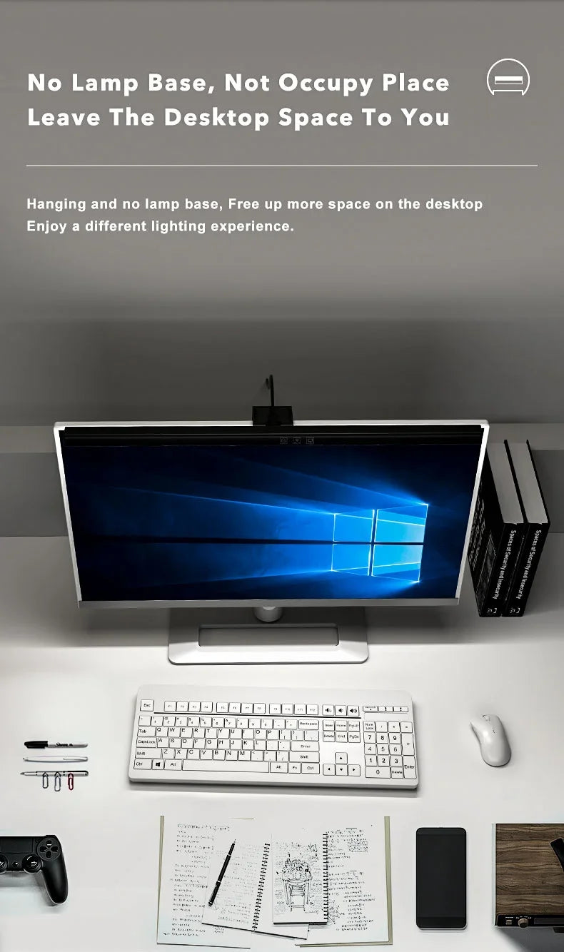LED Monitor Light Bar for Desktops and Monitors