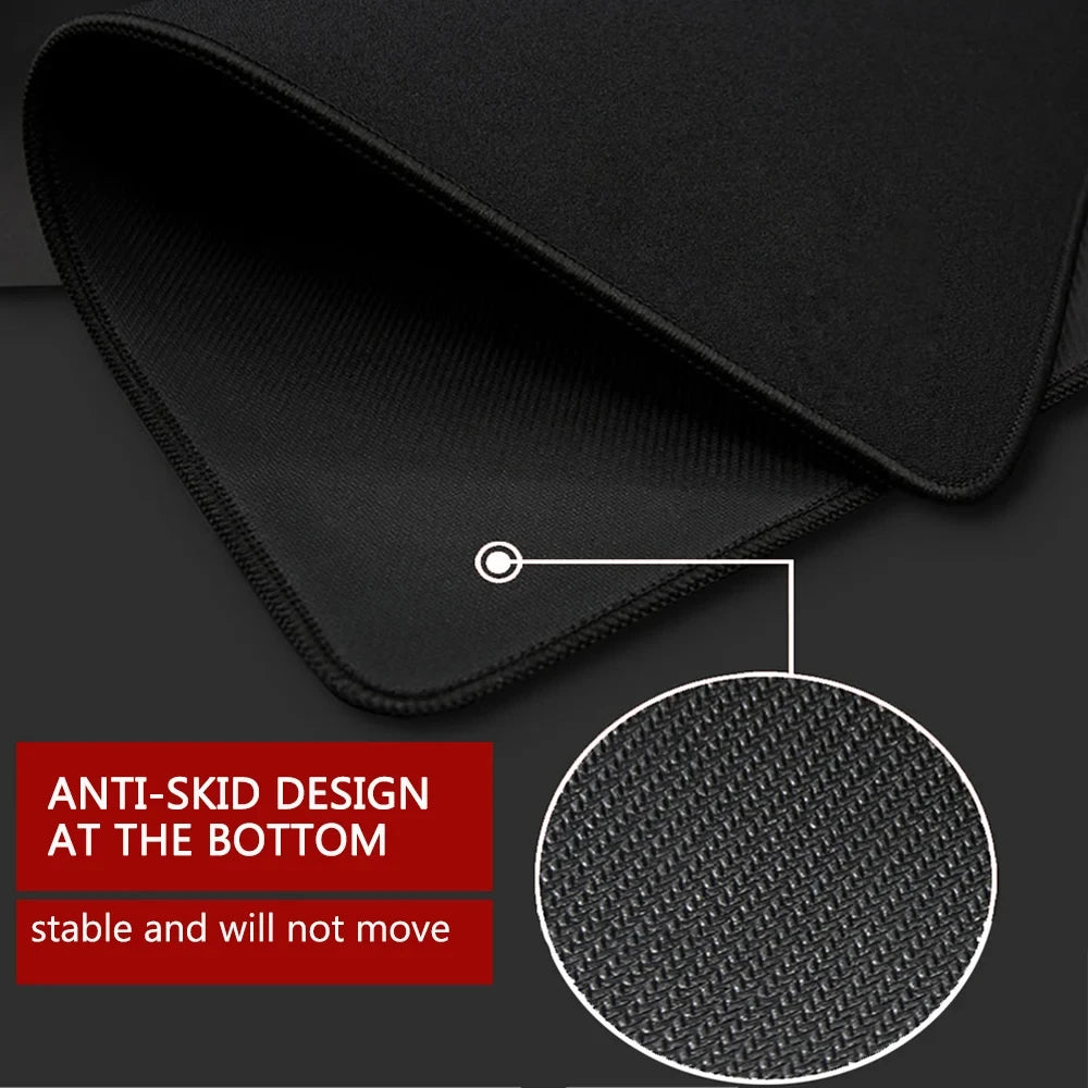 Black and Gray Gradient Map Design Mouse Pad Desk Mat