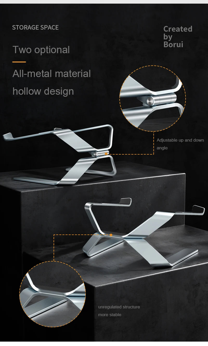 Laptop Stand Adjustable Aluminum and Study Base