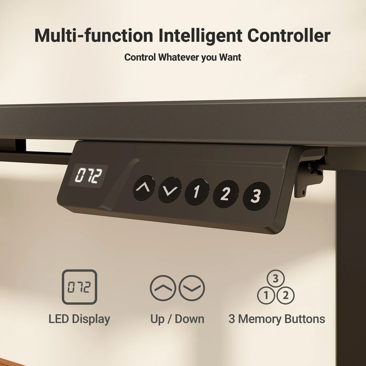 Electric Standing Desk With Splice Board