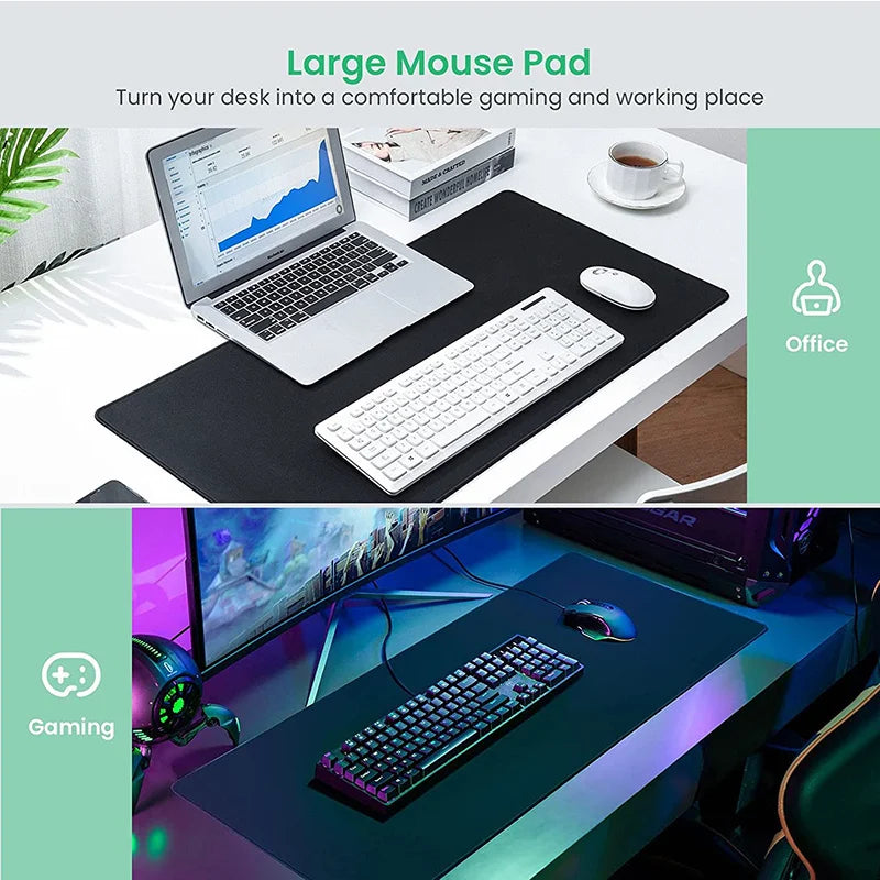 Black and Gray Gradient Map Design Mouse Pad Desk Mat