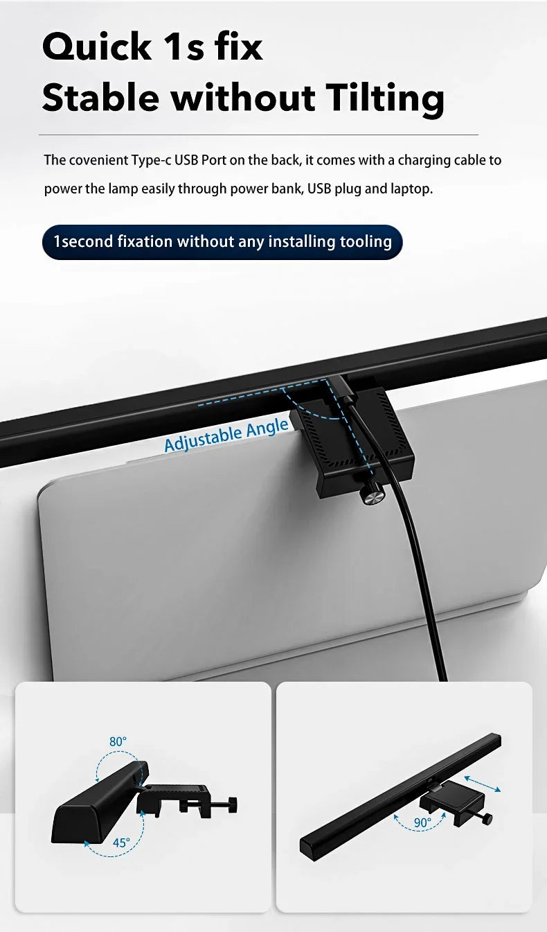 LED Monitor Light Bar for Desktops and Monitors