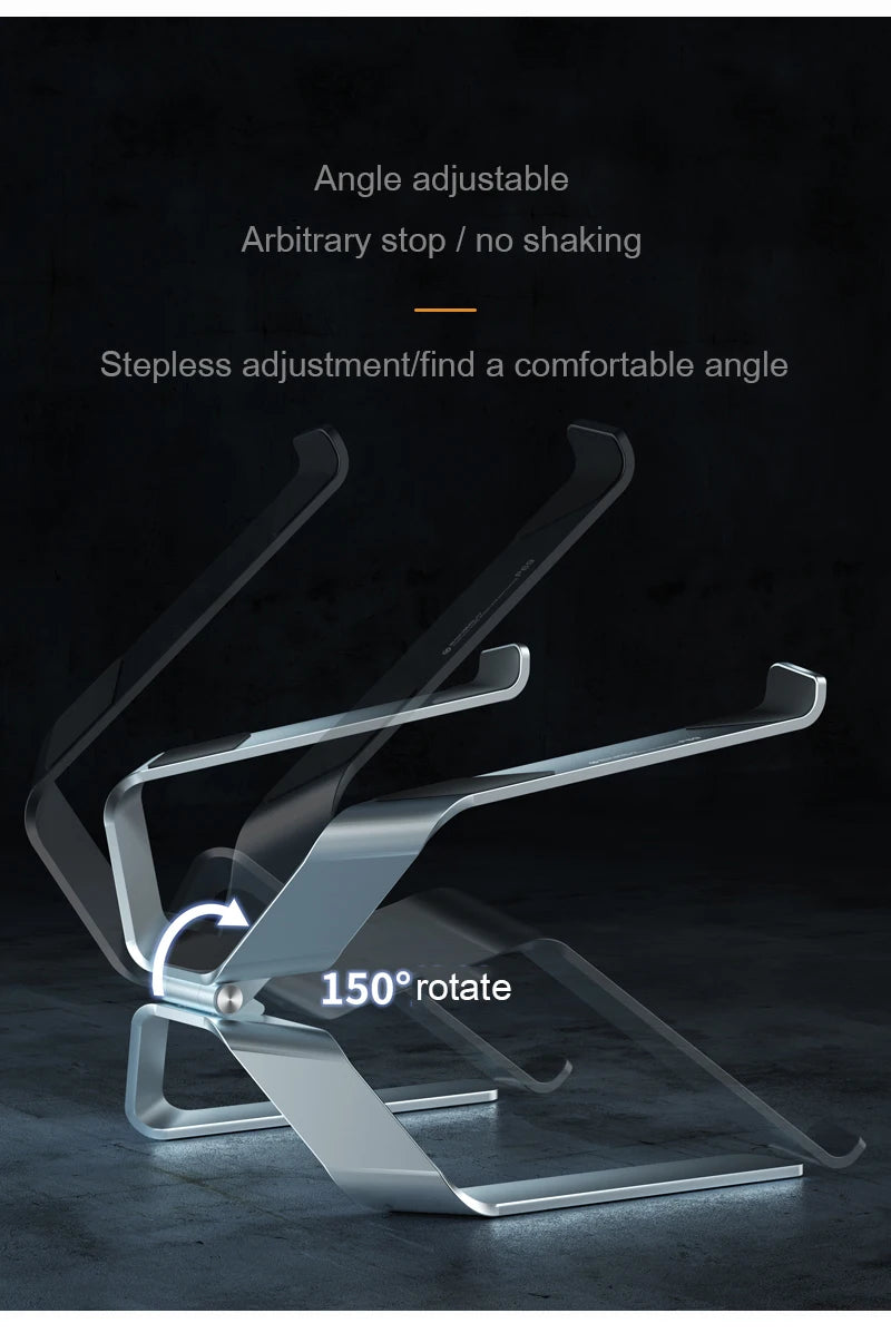 Laptop Stand Adjustable Aluminum and Study Base