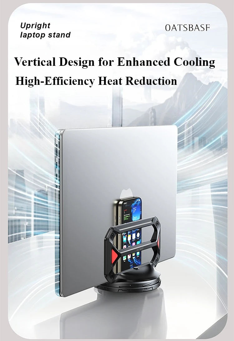 Vertical Laptop Stand Holder