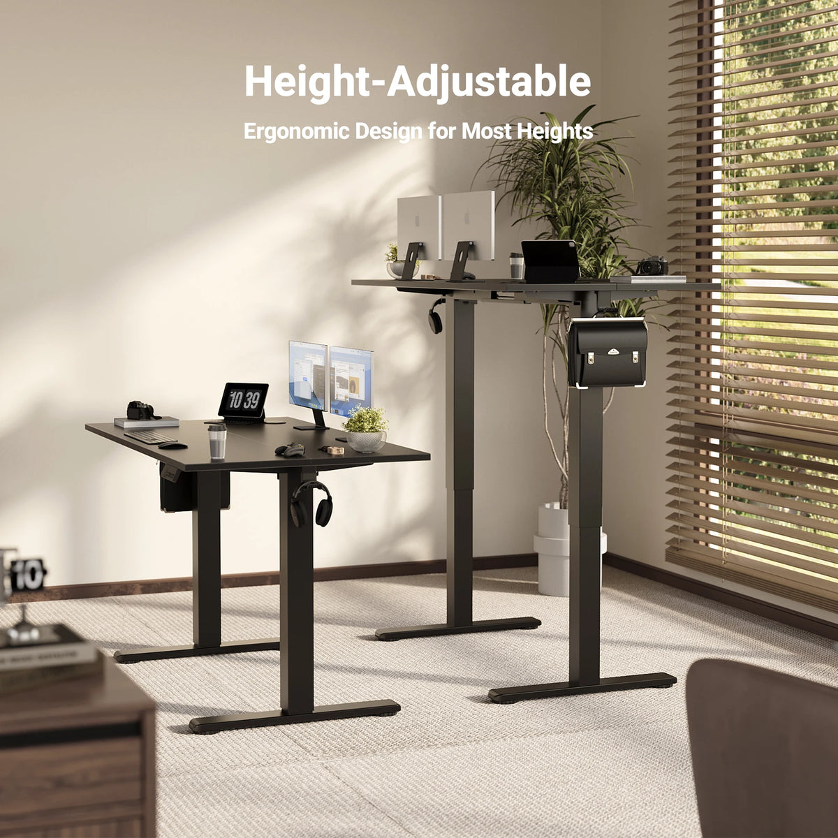 Electric Standing Desk With Splice Board