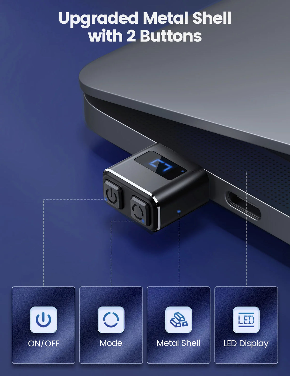 Premium Metal USB Tiny Mouse Jiggler for PCs