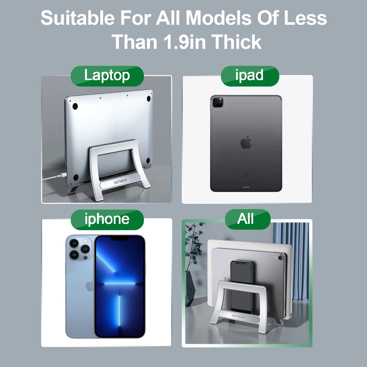 Vertical Laptop Stand Holder